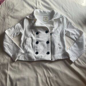 Old navy white double breasted jacket